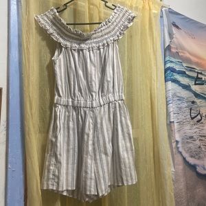 off the shoulder romper size large